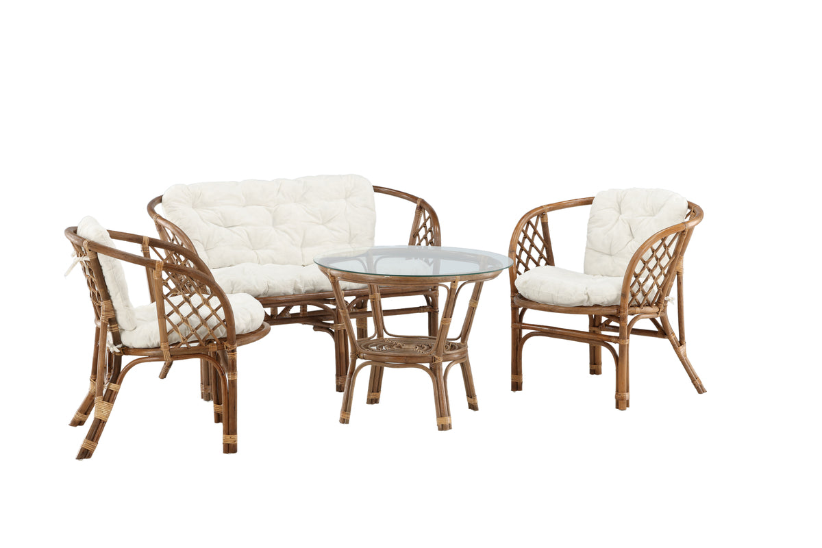 Wera Lounge set mörk valnöt - Folkart