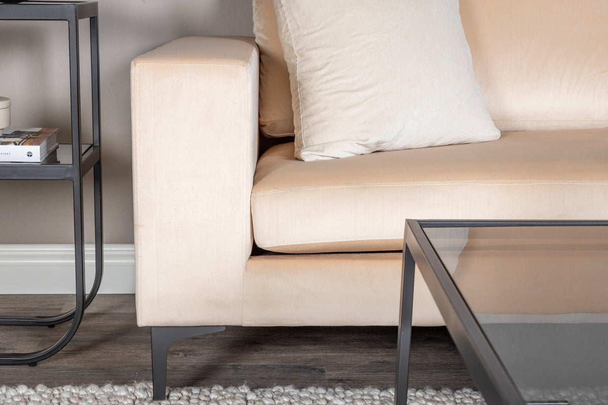 Bolero 3-sits soffor beige – stilbild