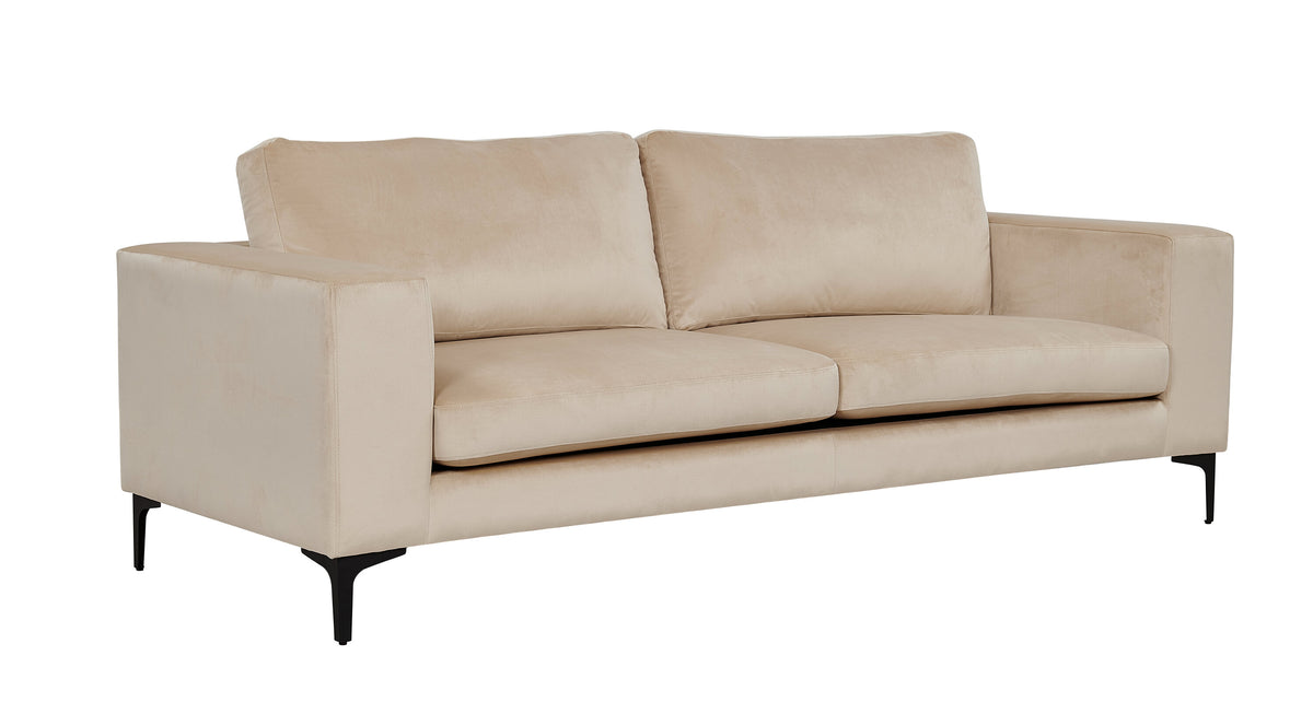 Bolero 3-sits soffor beige – detaljbild