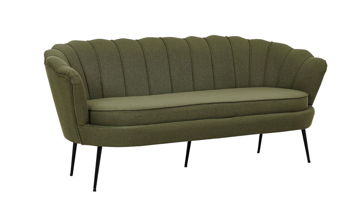Calais 3-sits soffor grön – detaljbild
