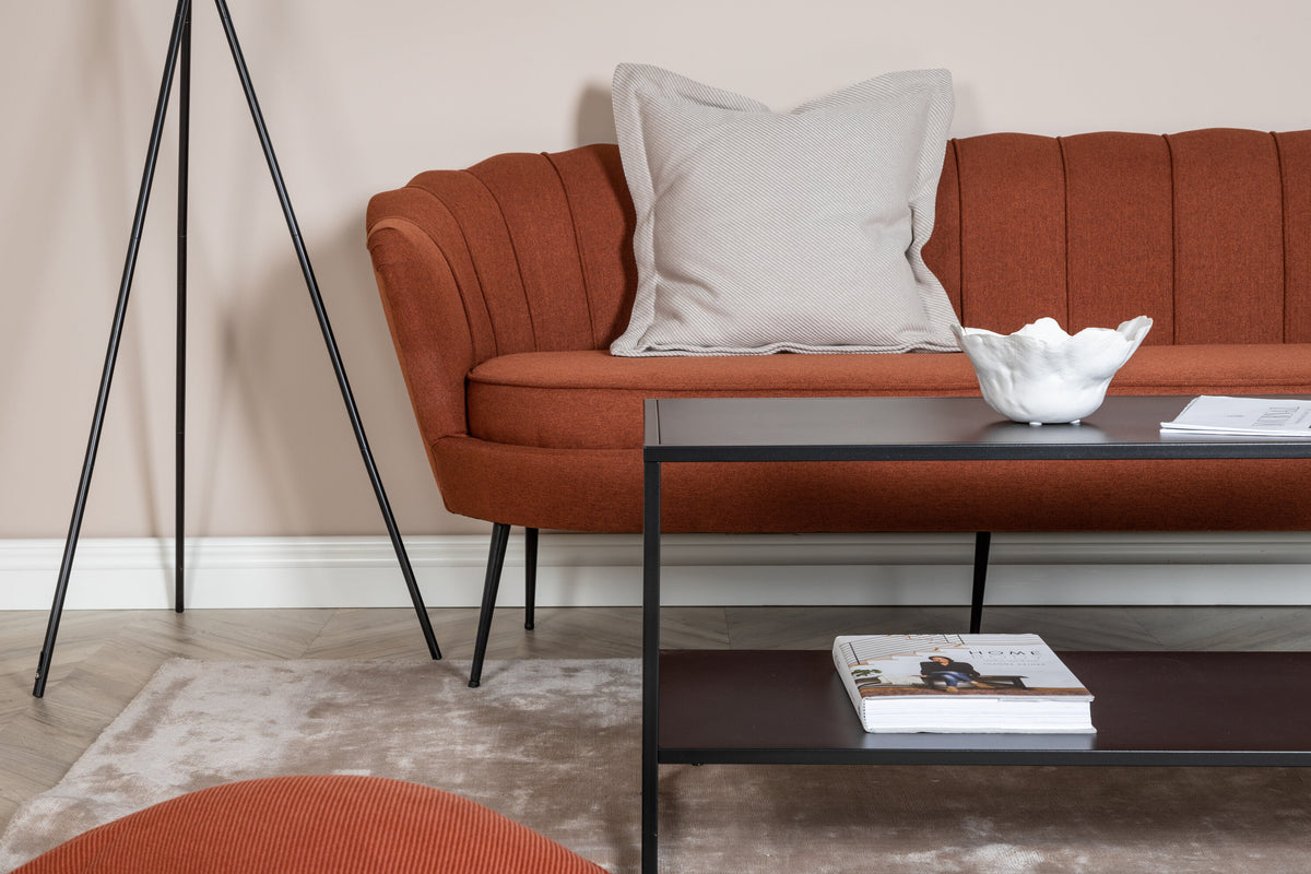 Calais 3-sits soffor röd – stilbild