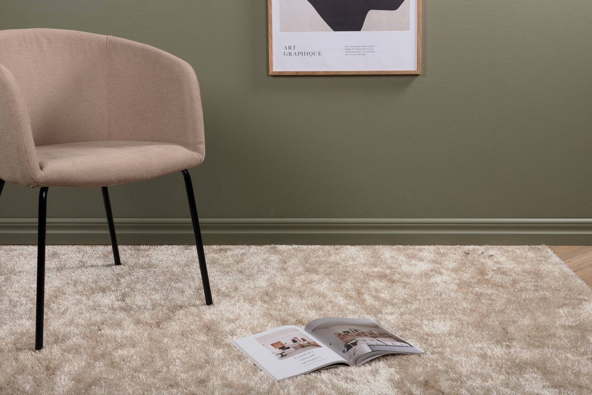 Mattis polyestermatta 230 x 160 cm – livsstilsbild i hemmiljö