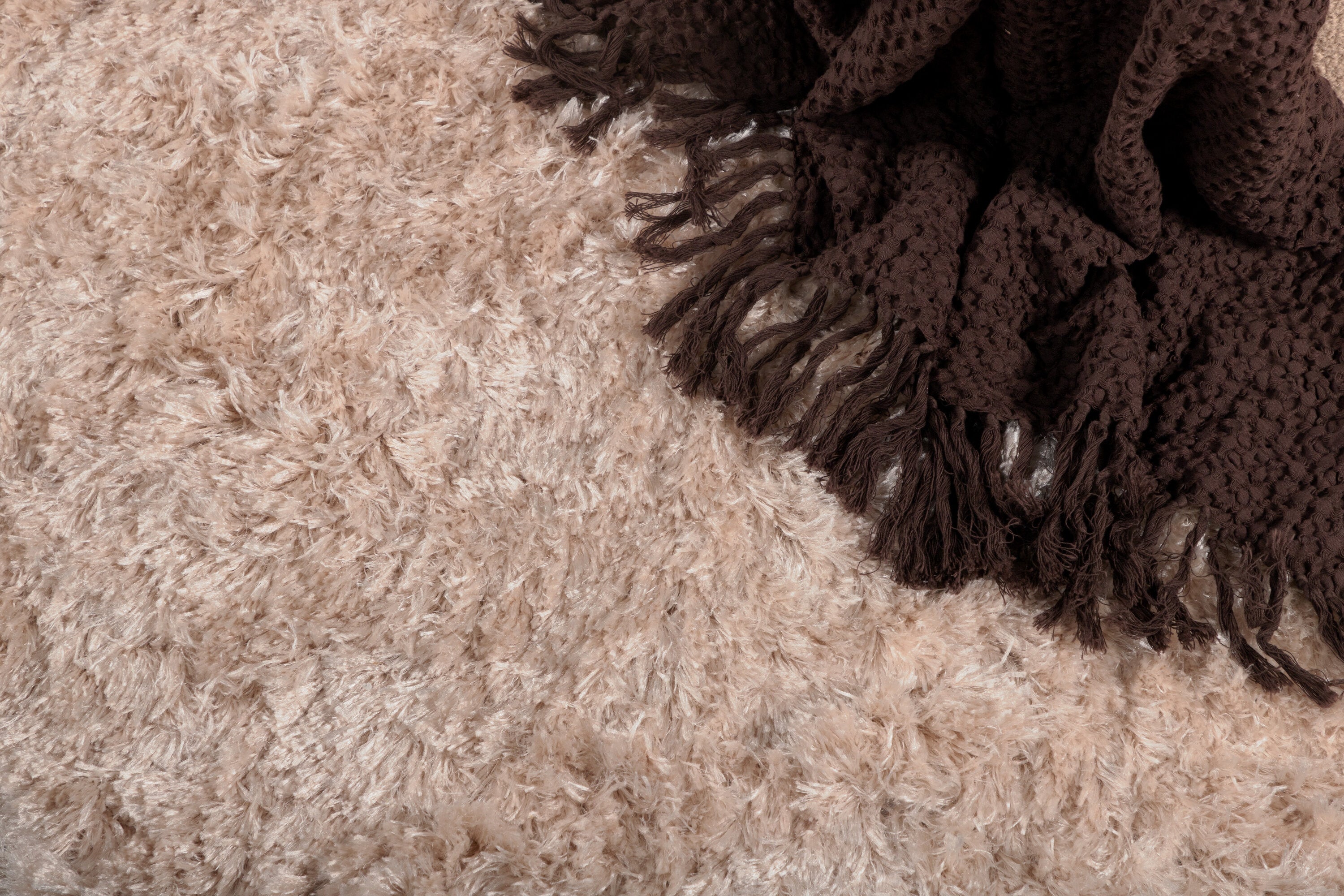 Natta Runda Mattor ⌀200 Beige