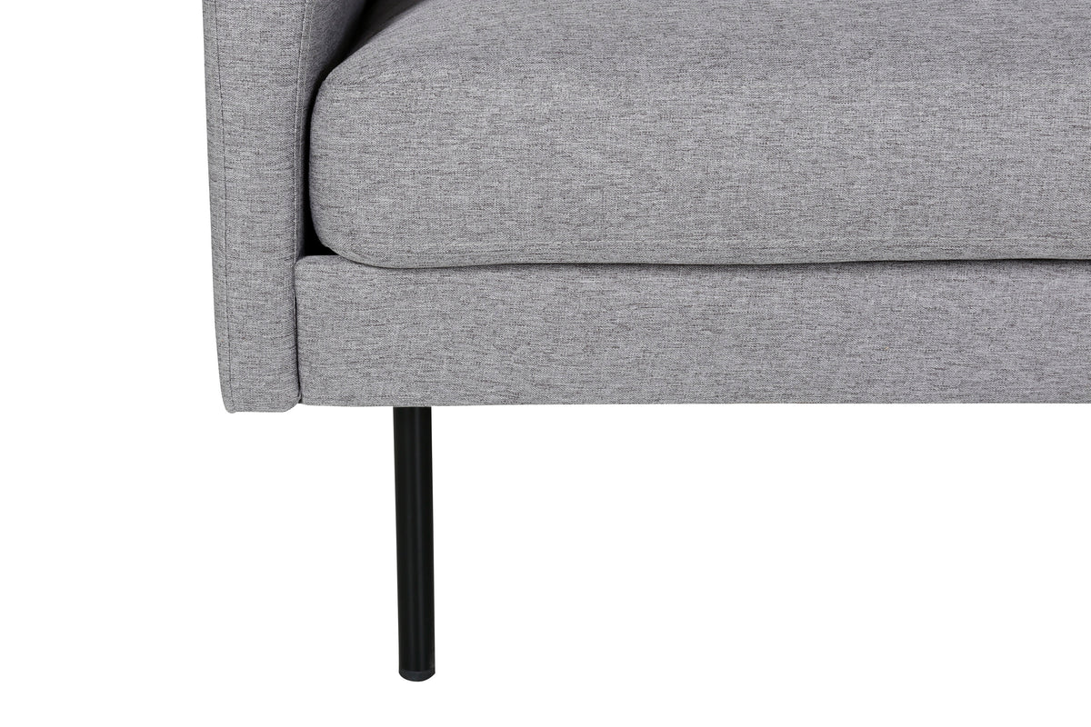Zoom 2-sits soffor grå – detaljbild