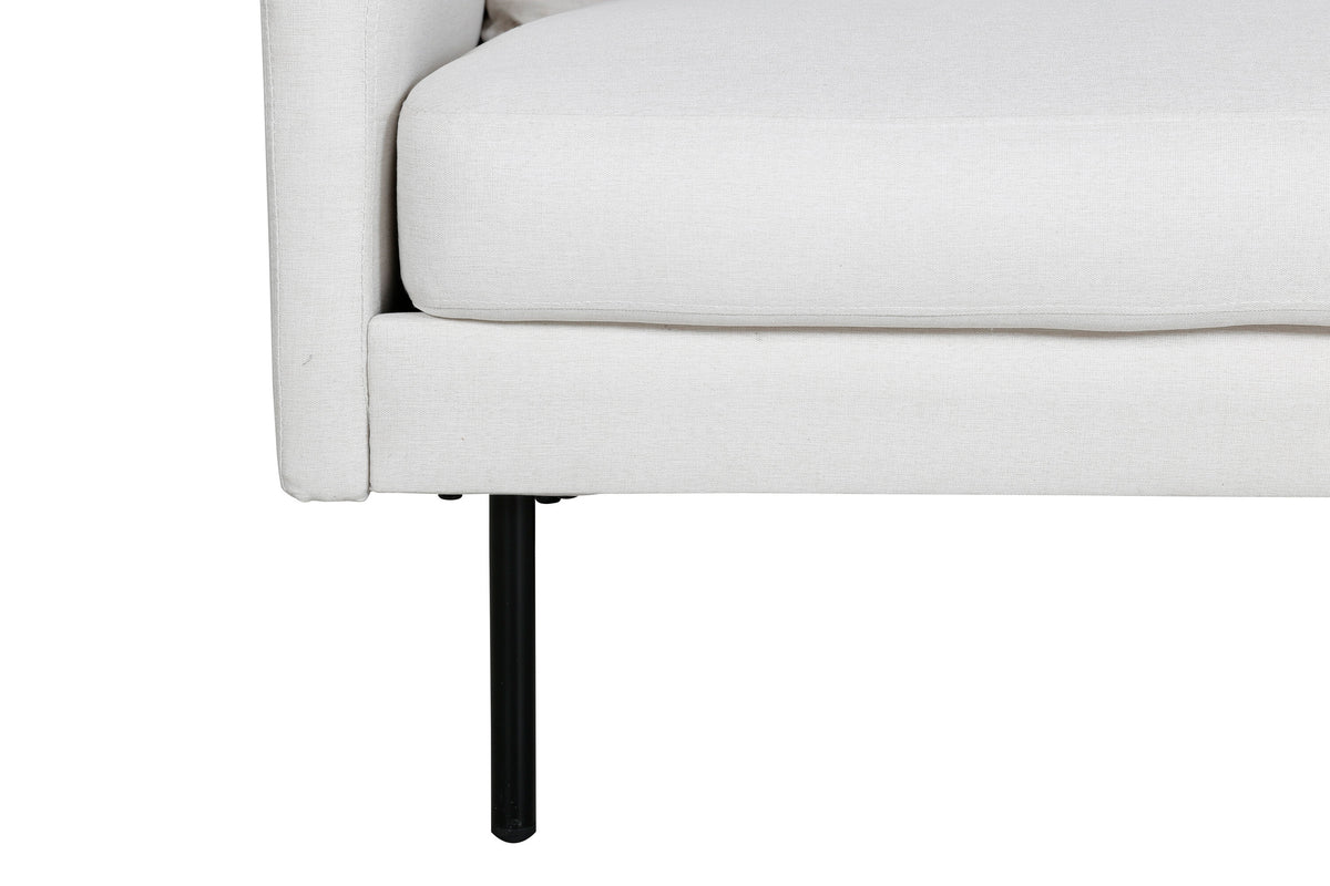 Zoom 2-sits soffor vit – detaljbild