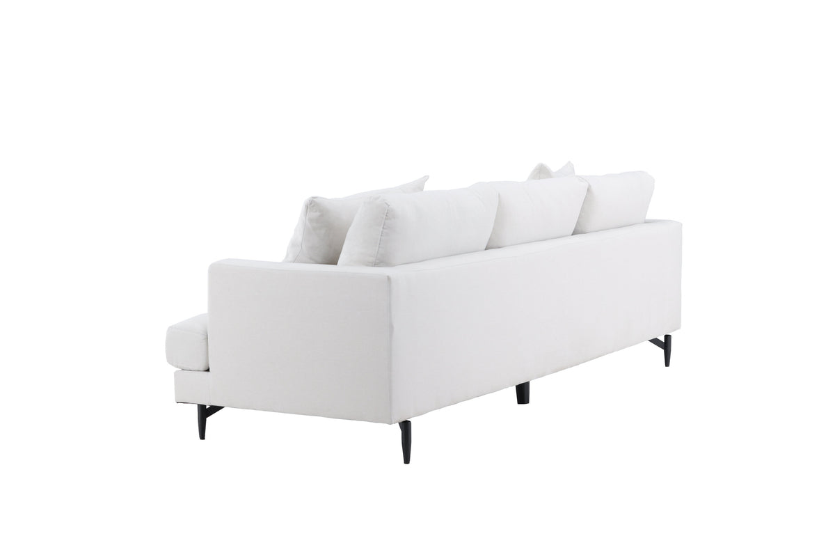 Sofia 3-sits soffor beige – produktbild