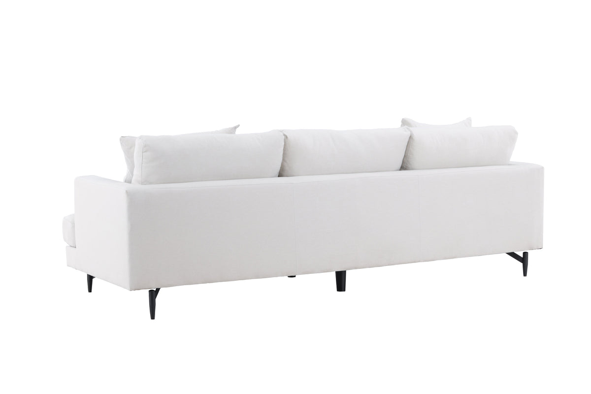 Sofia 3-sits soffor beige – produktbild