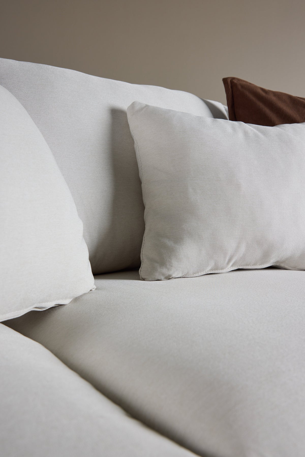 Sofia 3-sits soffor beige – livsstilsbild