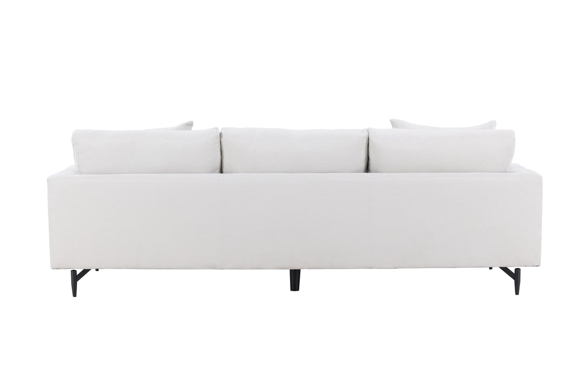 Sofia 3-sits soffor beige – produktbild