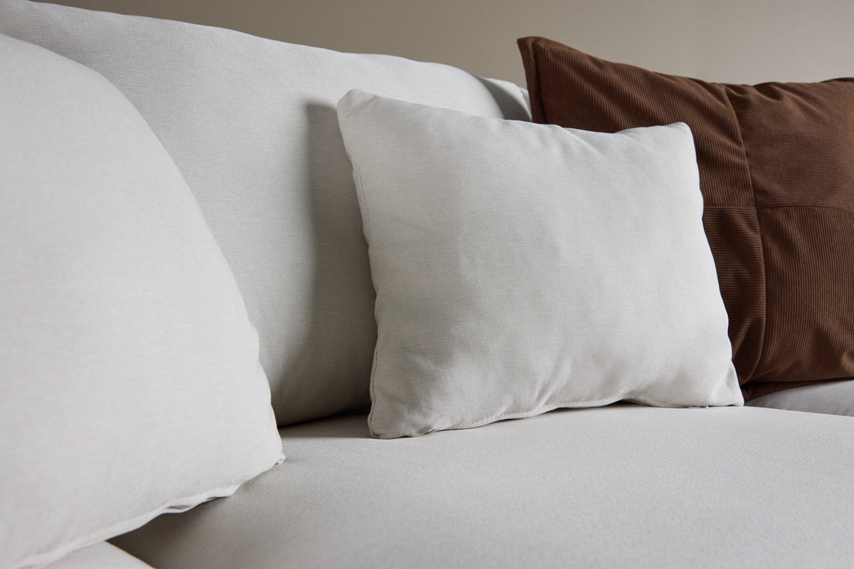 Sofia 3-sits soffor beige – livsstilsbild