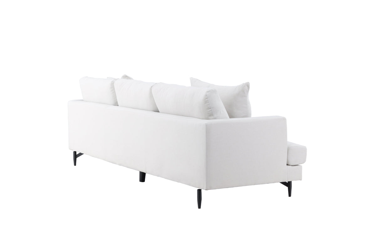 Sofia 3-sits soffor beige – produktbild