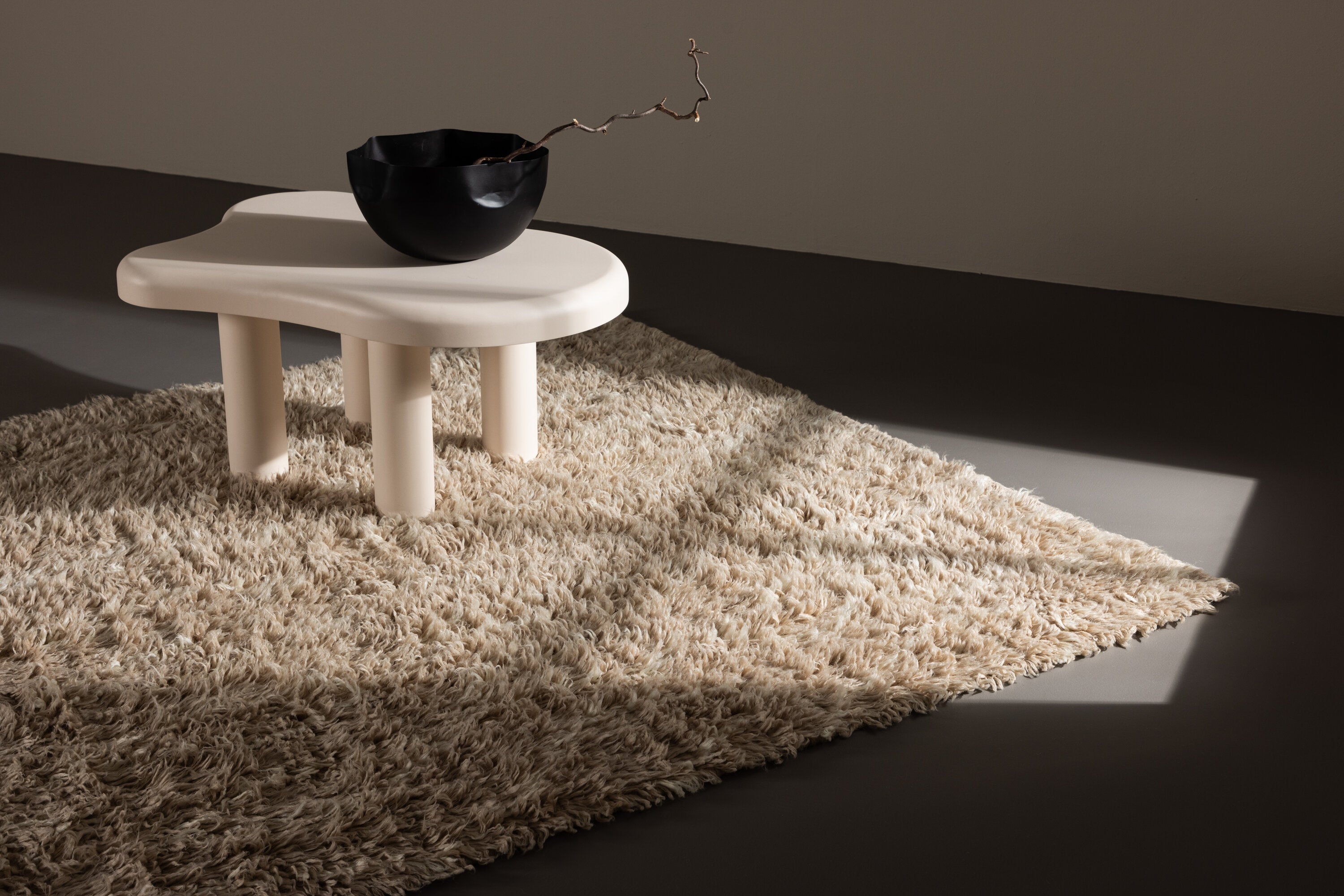 Leiko Rektangulära Mattor 300 x 200 Beige