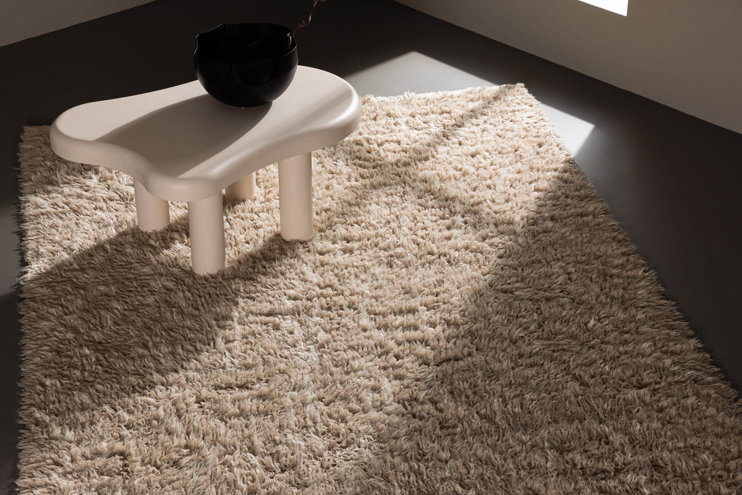 Leiko Rektangulära Mattor 300 x 200 Beige