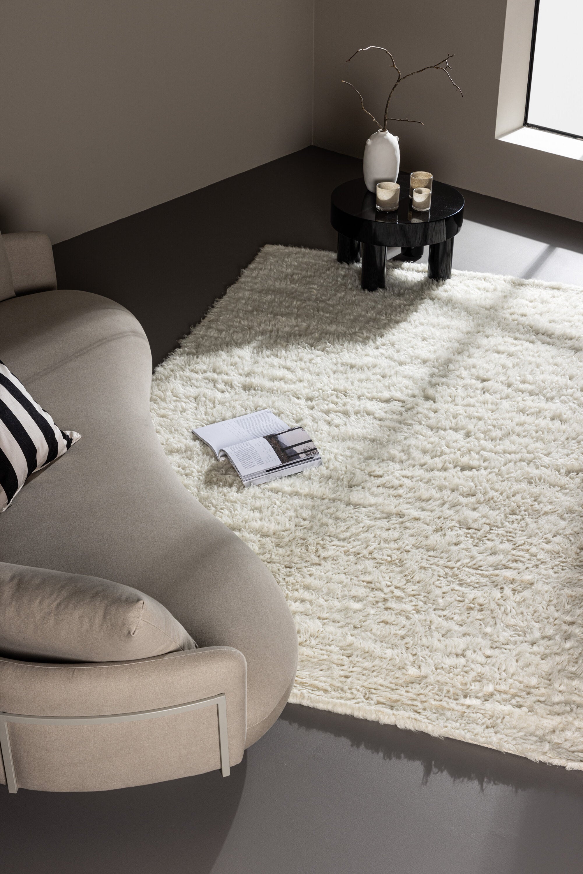 Leiko Rektangulära Mattor 230 x 160 White