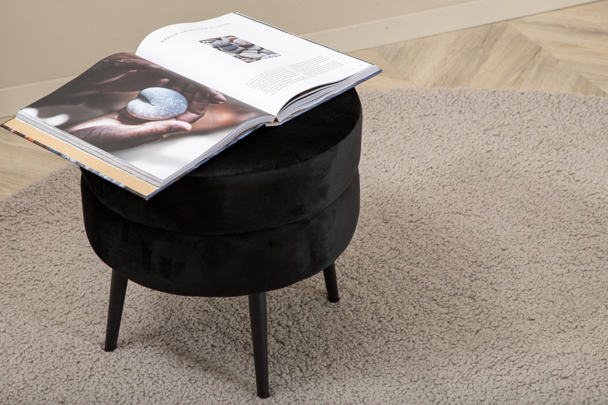 Teddy polyestermatta rund ⌀200 cm – detaljbild