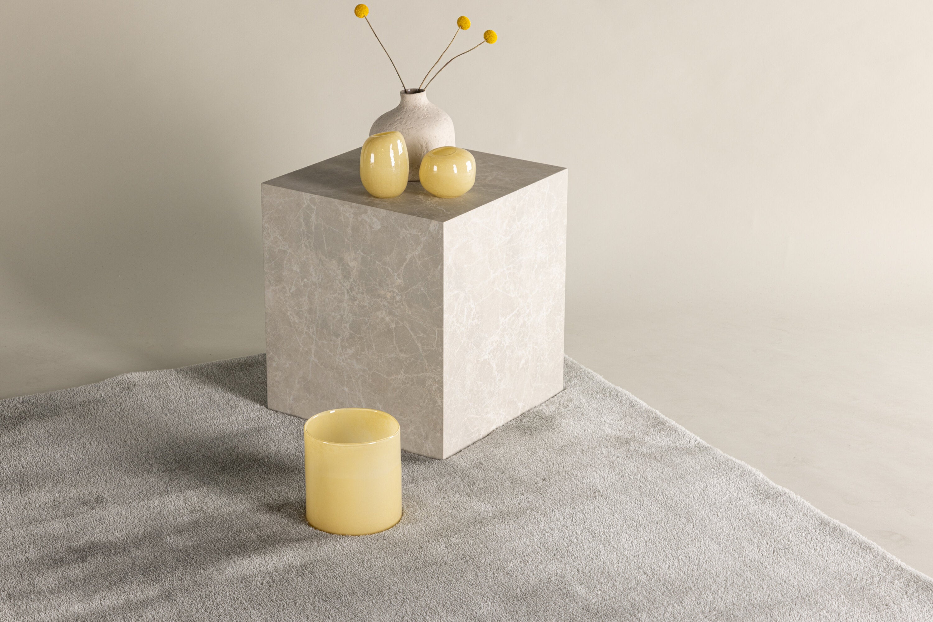 Blanca Rektangulära Mattor 230 x 160 Light Grey
