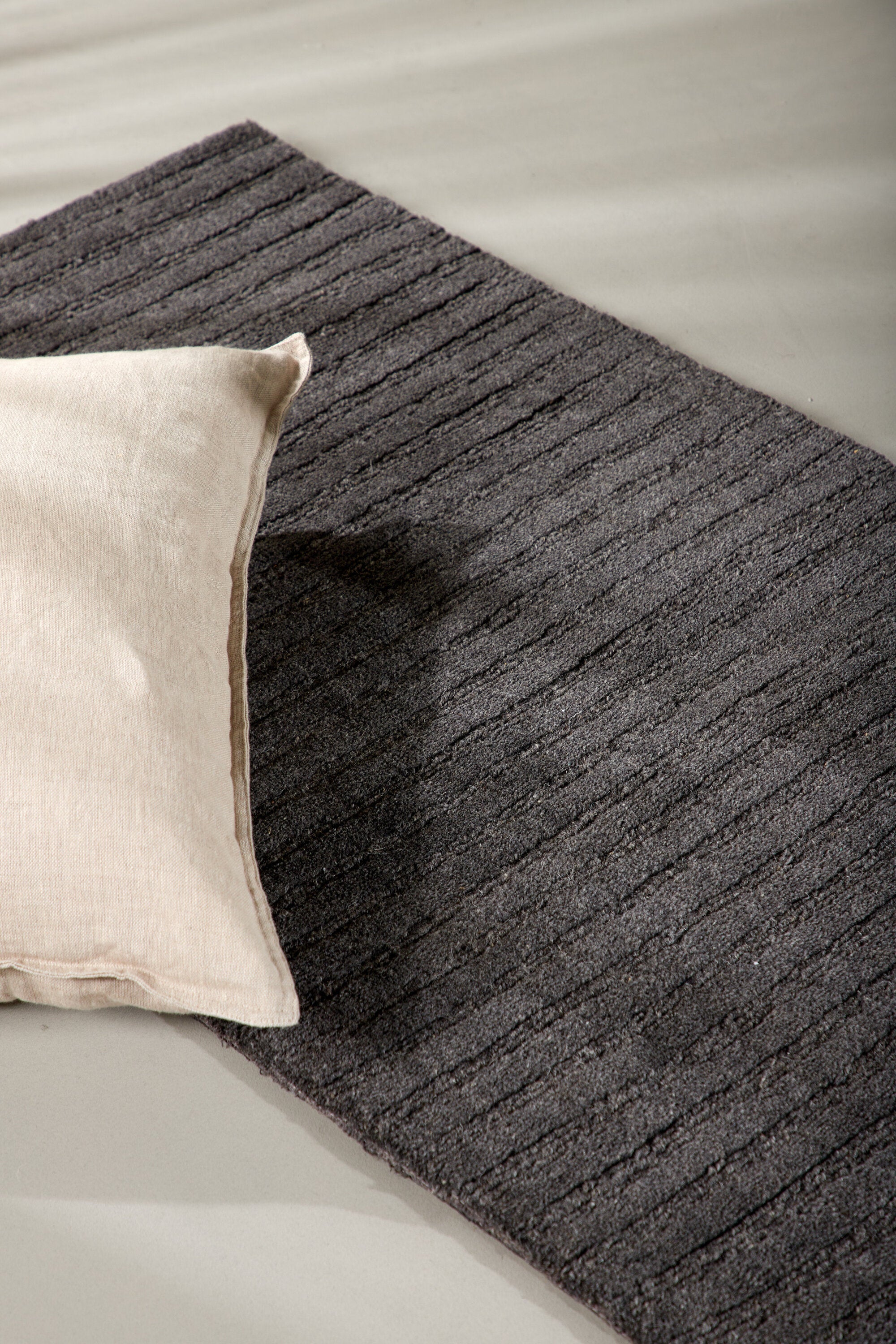 Milton Rektangulära Mattor 200 × 70 Dark Grey