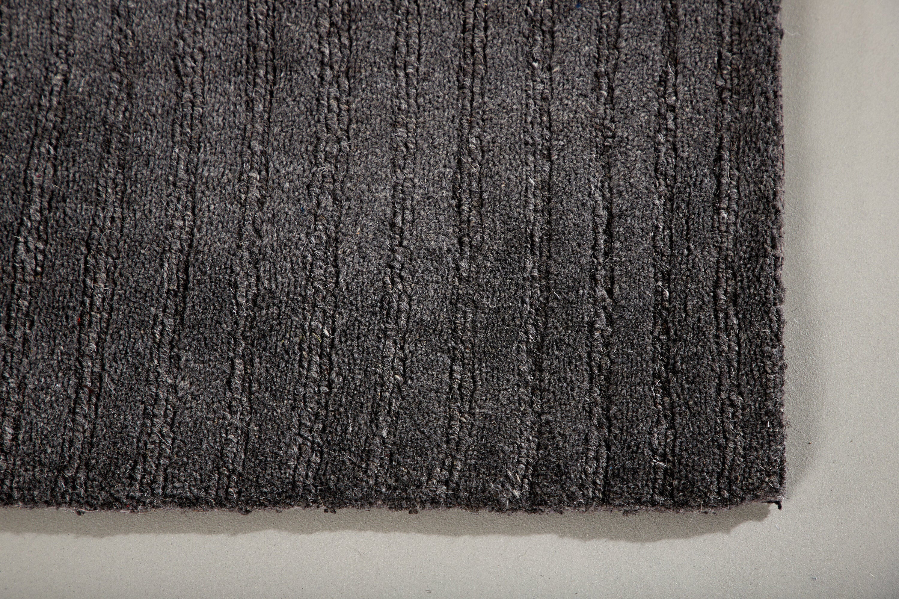 Milton Rektangulära Mattor 200 × 70 Dark Grey