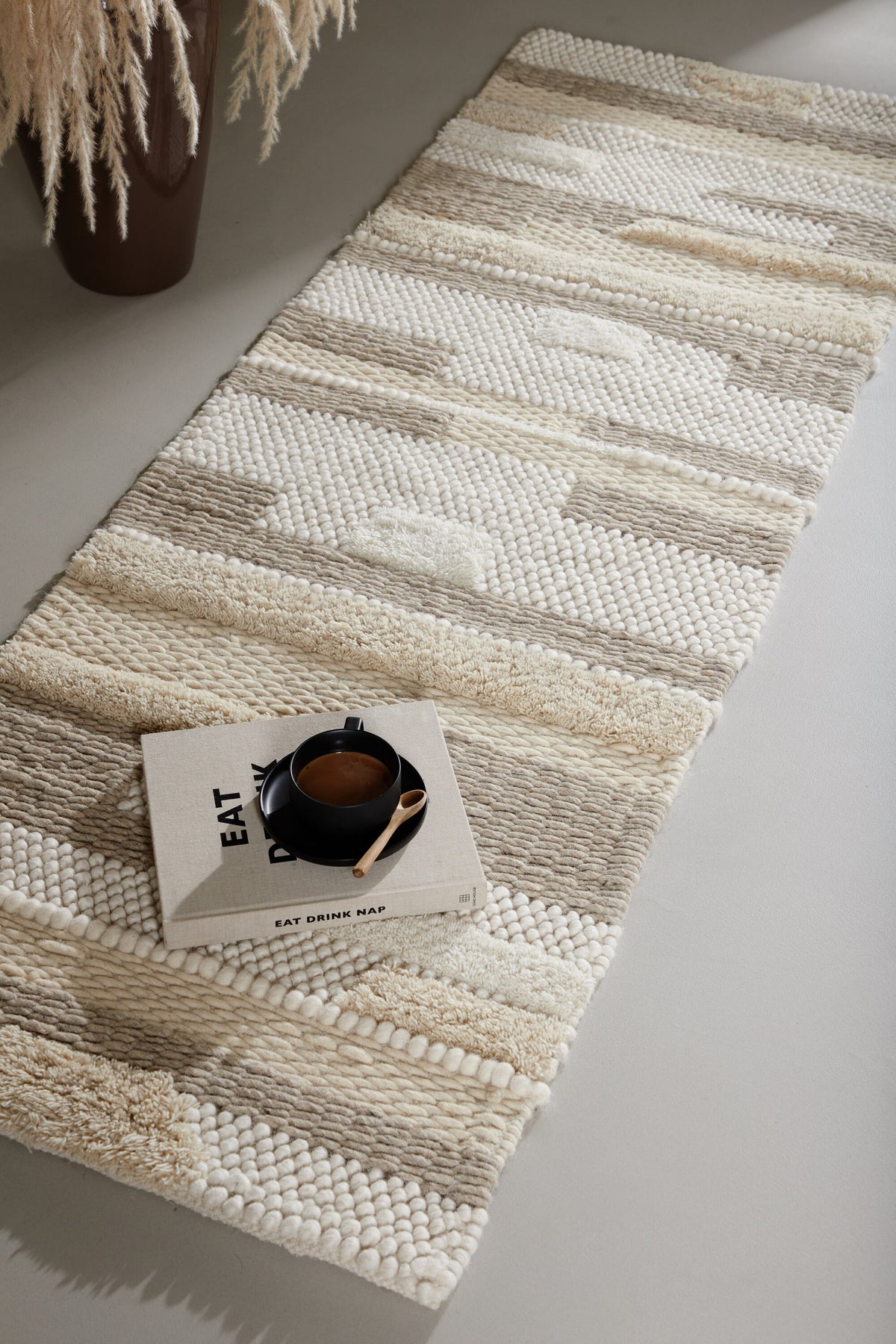 Sixten löpare ullmatta 200 x 70 cm – livsstilsbild i hemmiljö