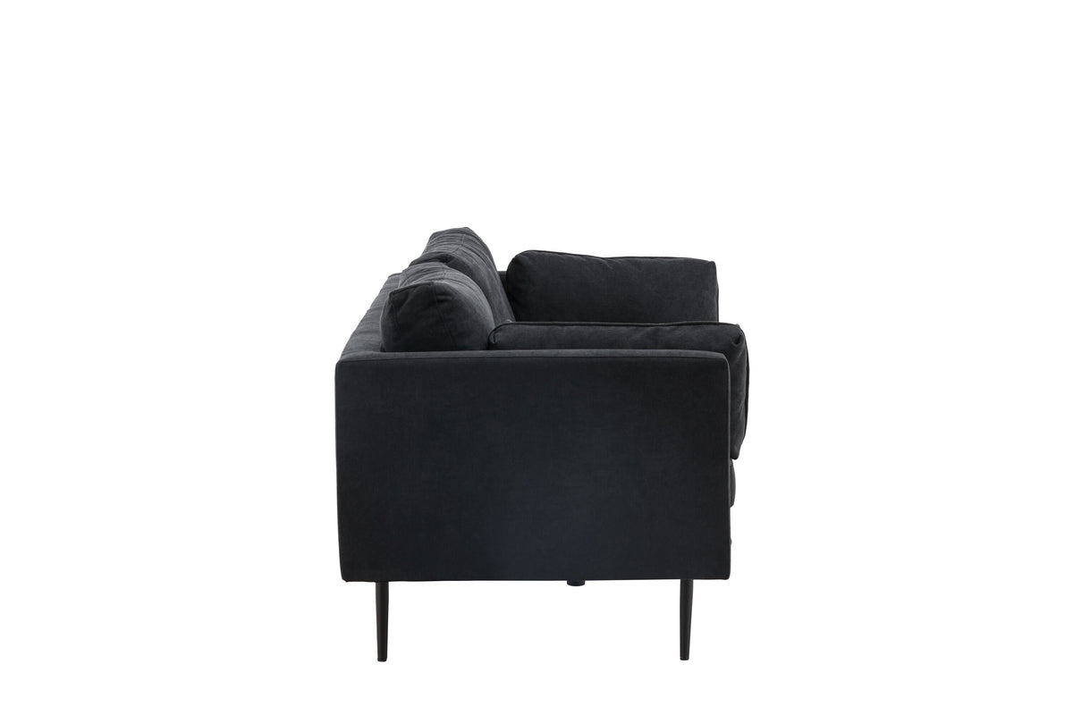 Boom 3-sits soffor svart – produktbild