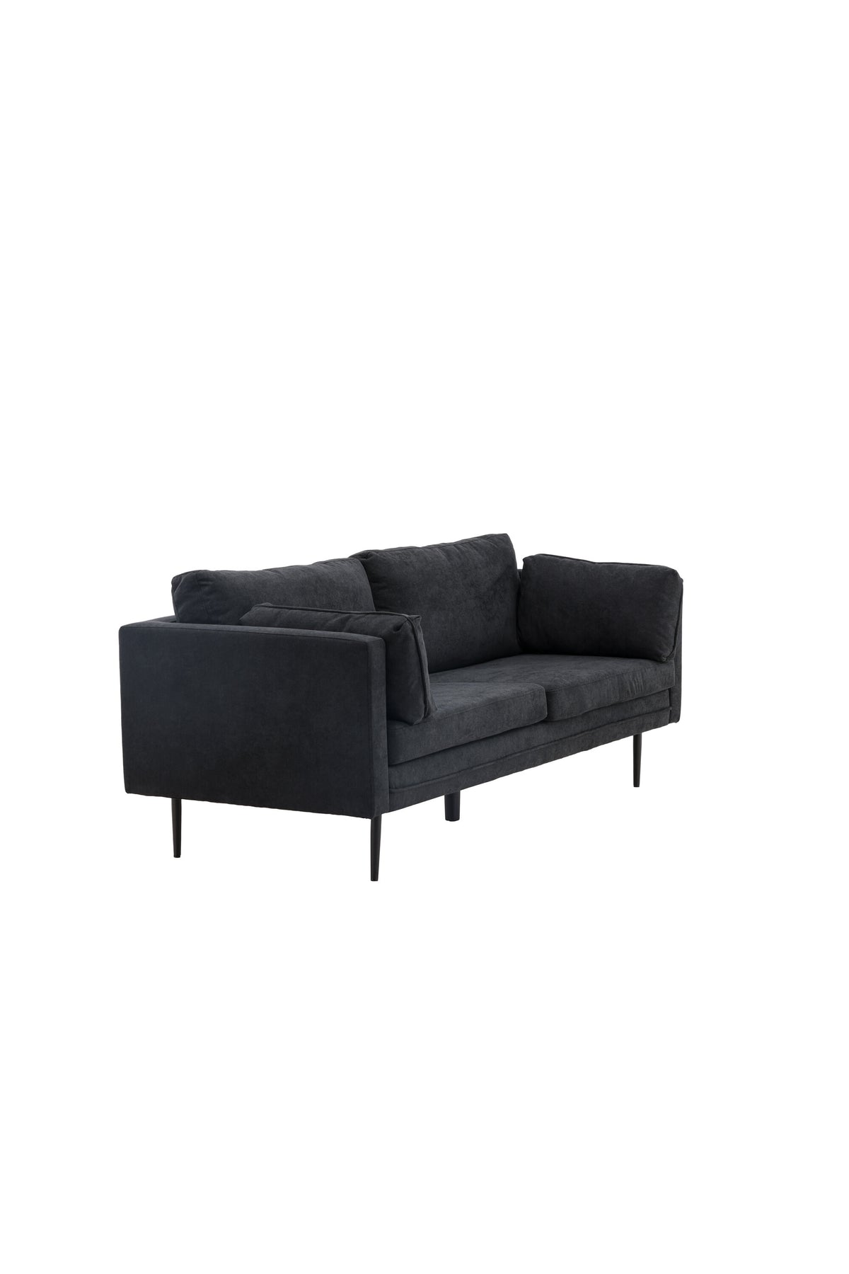 Boom 3-sits soffor svart – studioshot