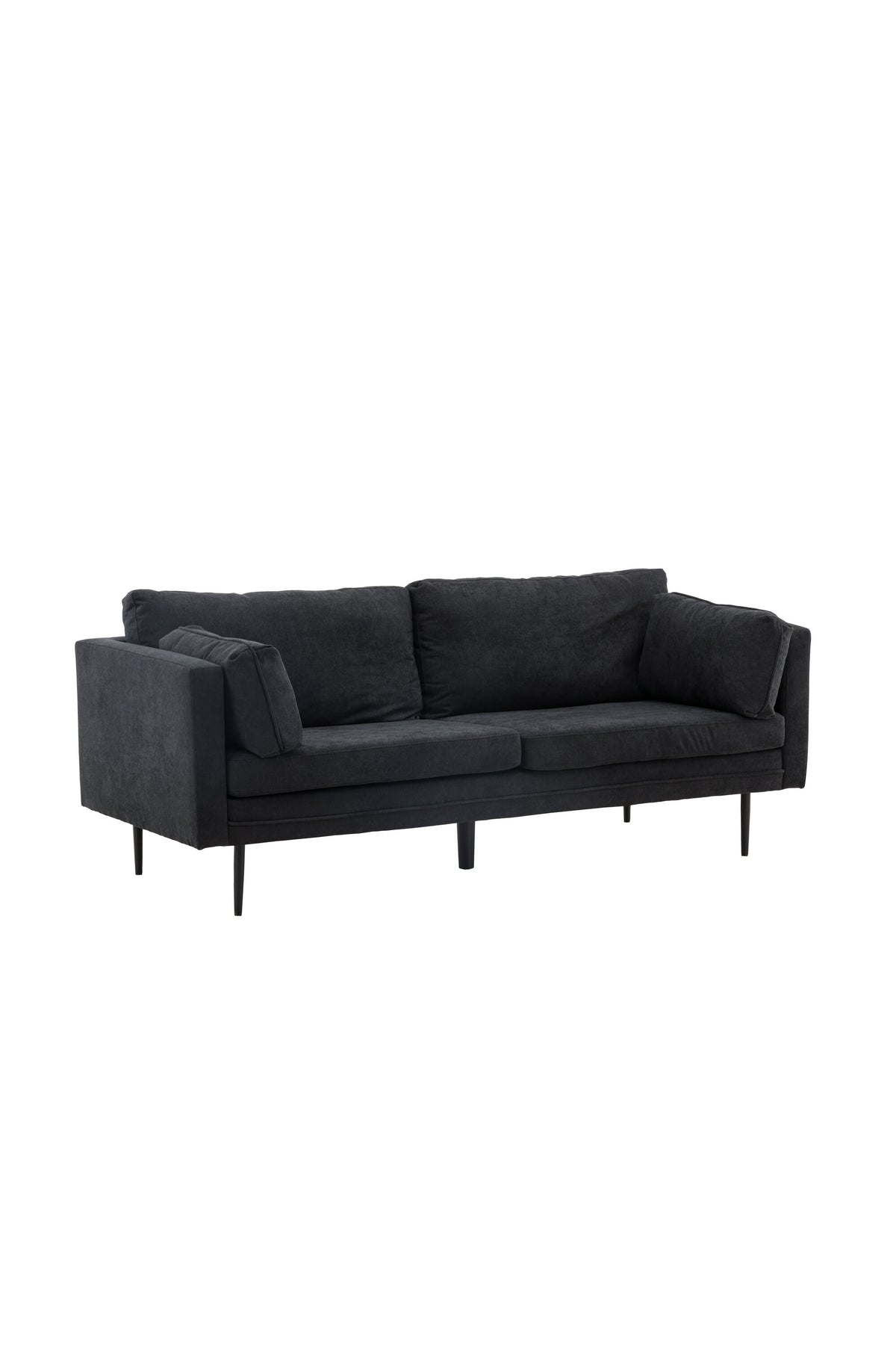 Boom 3-sits soffor svart – studioshot