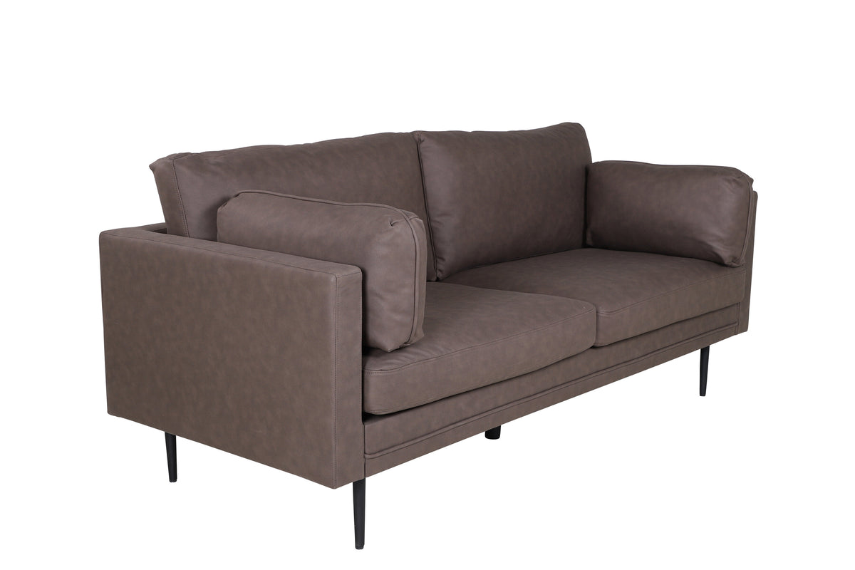 Boom 3-sits soffor brun – sidovy
