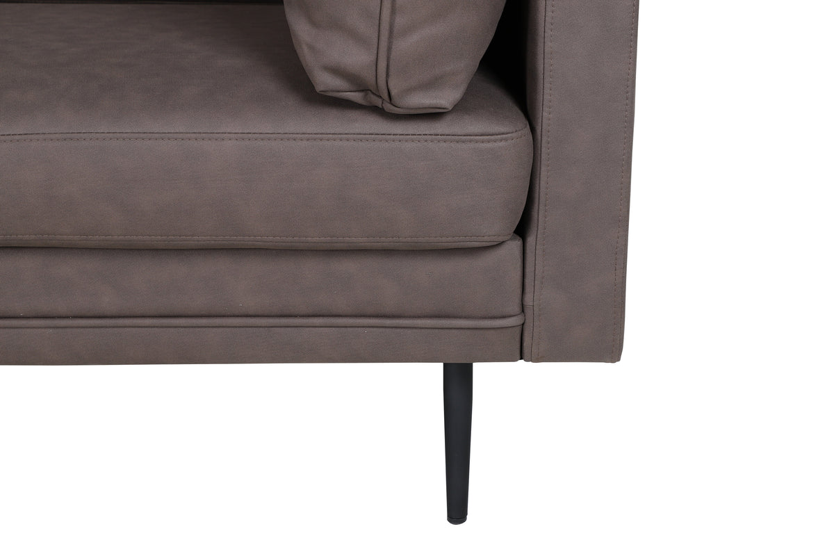 Boom 3-sits soffor brun – produktbild