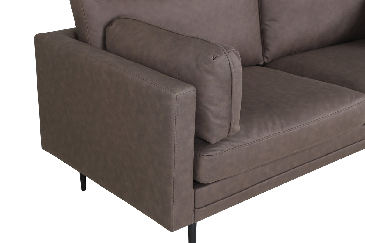 Boom 3-sits soffor brun – produktbild