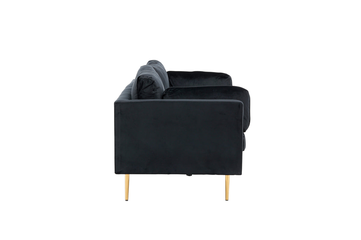 Boom 3-sits soffor svart – produktbild