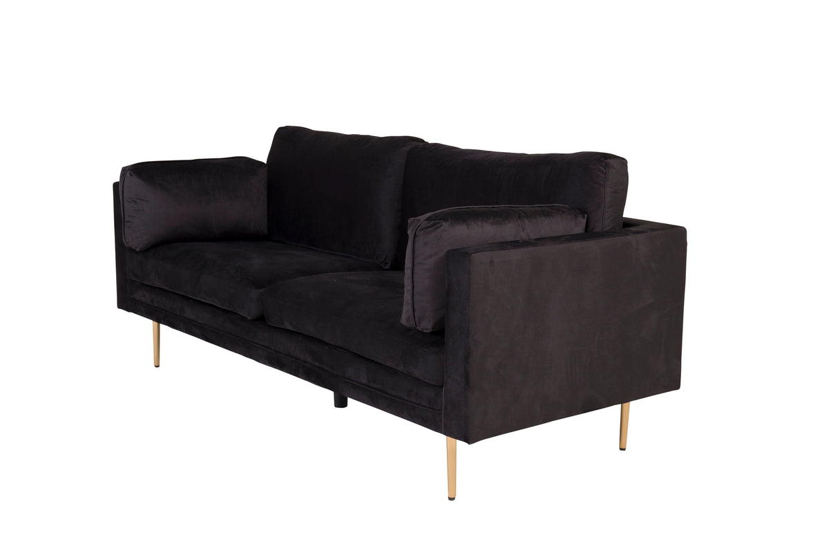 Boom 3-sits soffor svart – detaljbild