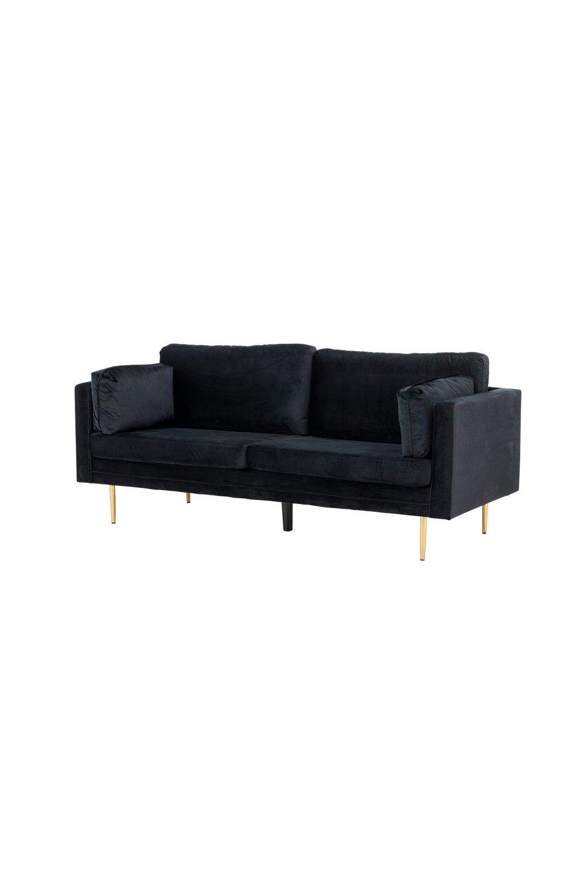 Boom 3-sits soffor svart – studioshot