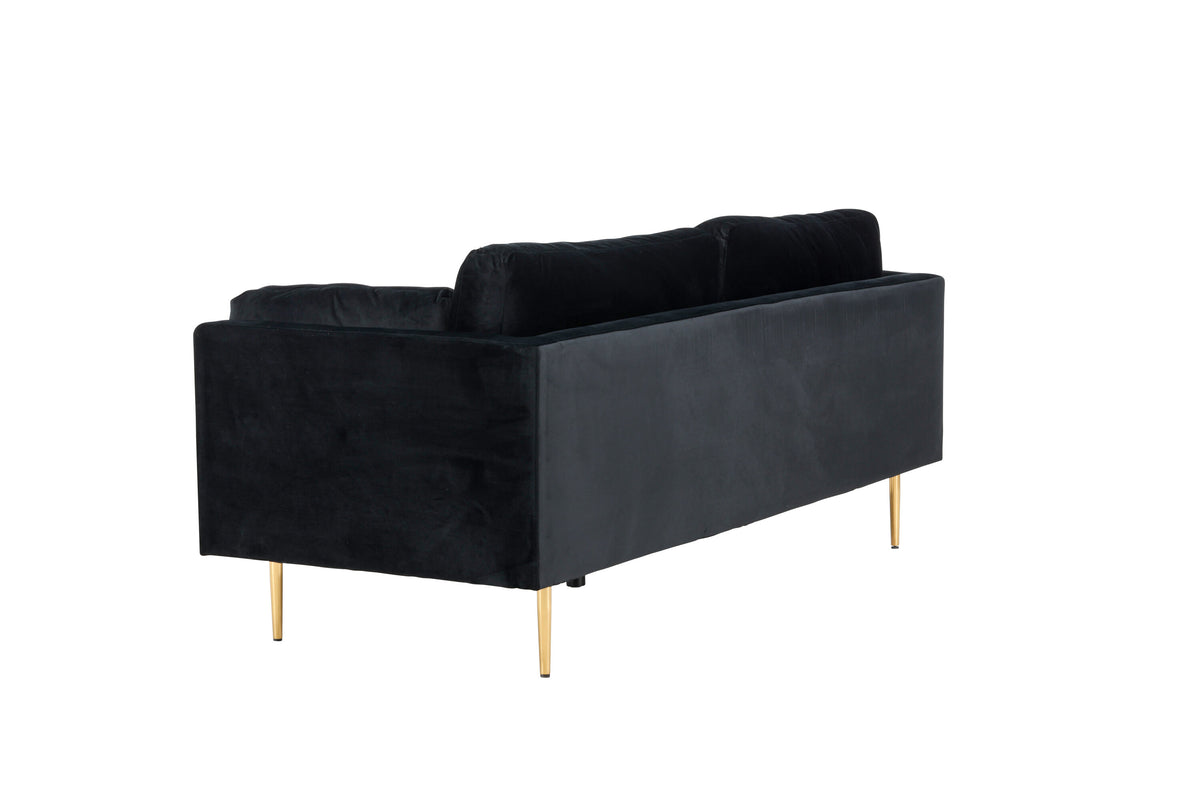 Boom 3-sits soffor svart – produktbild