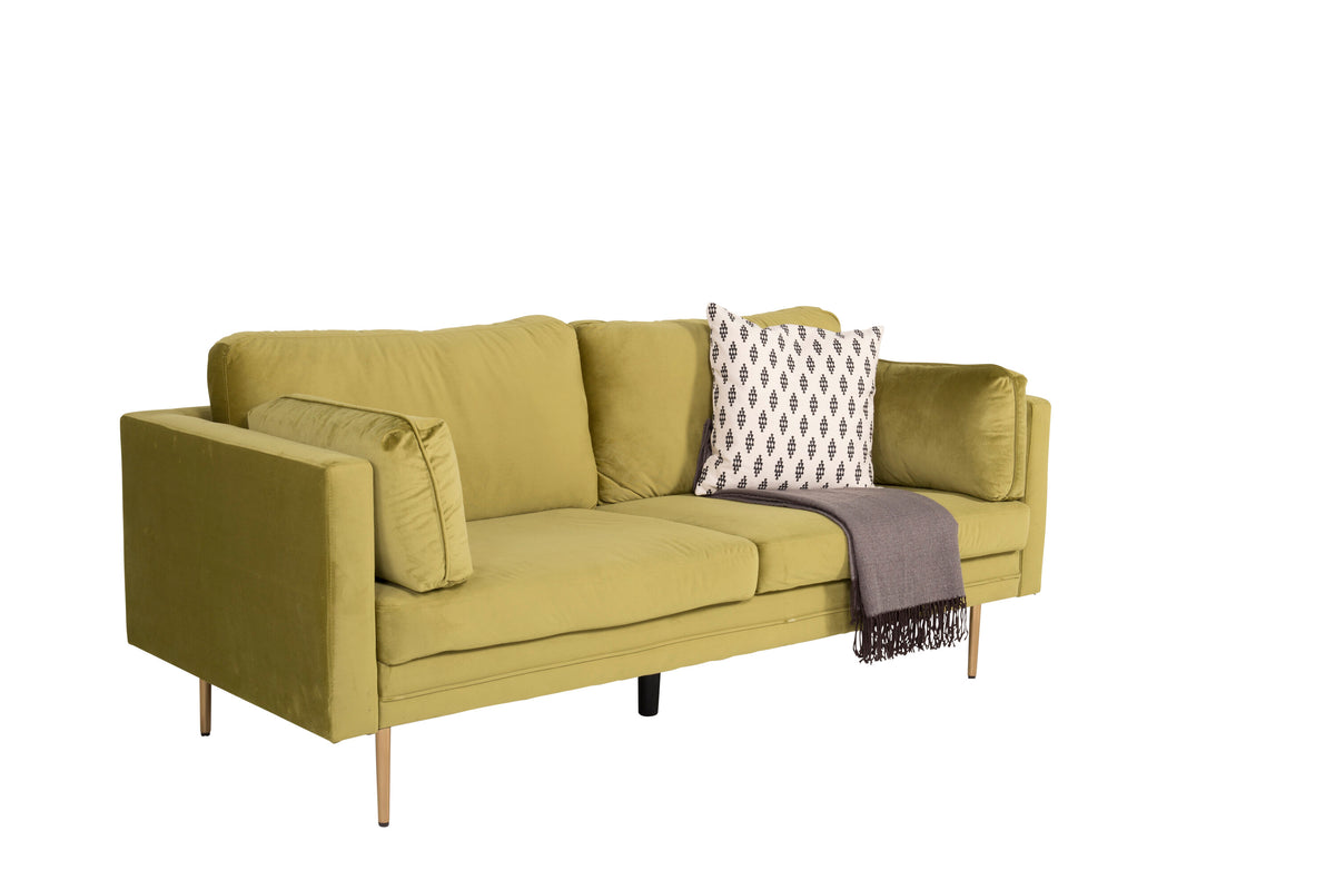 Boom 3-sits soffor grön – detaljbild