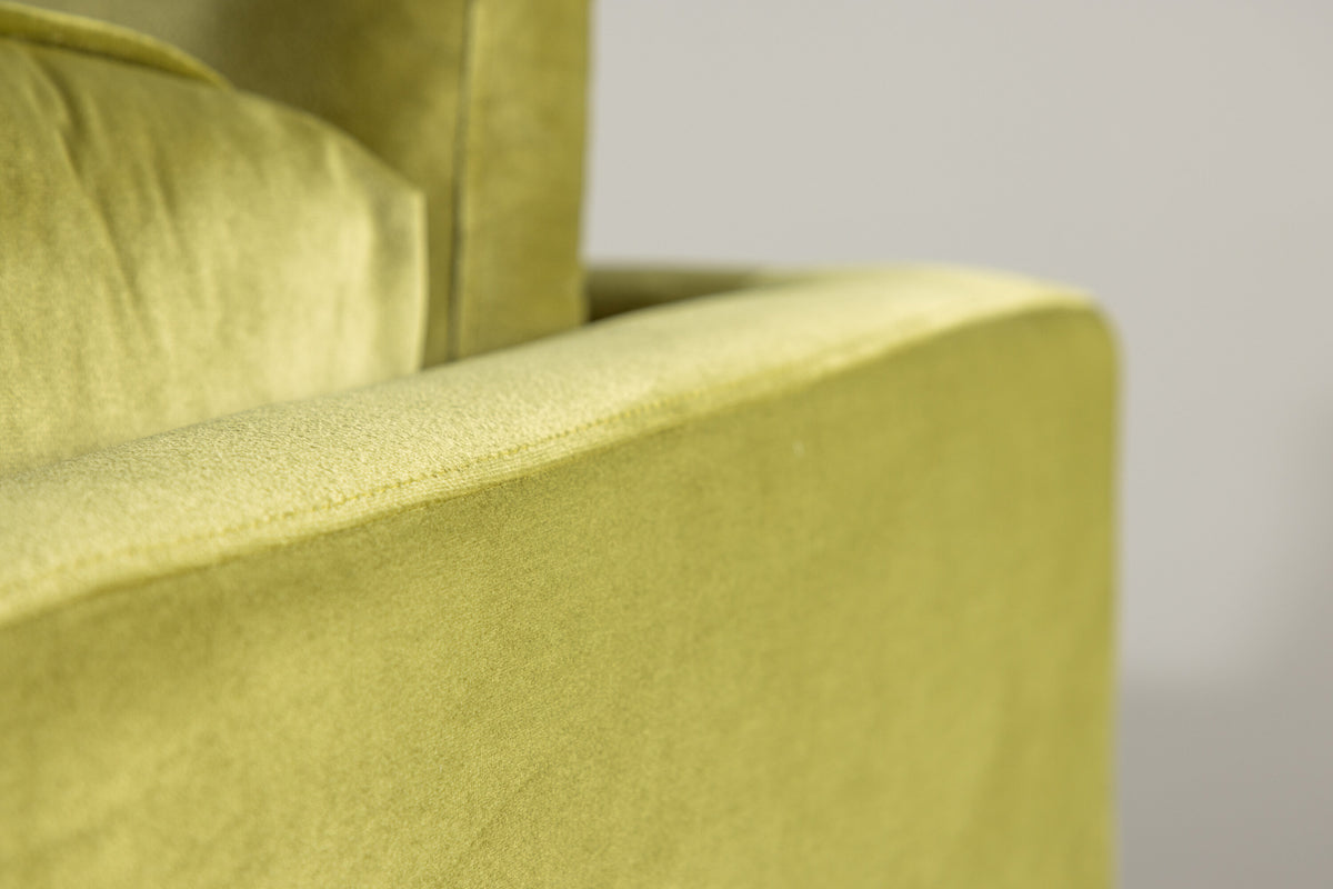 Boom 3-sits soffor grön – livsstilsbild