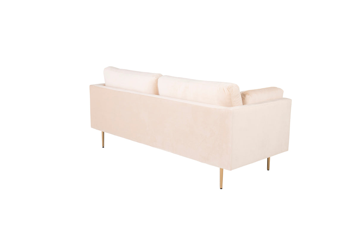 Boom 3-sits soffor beige – sidovy