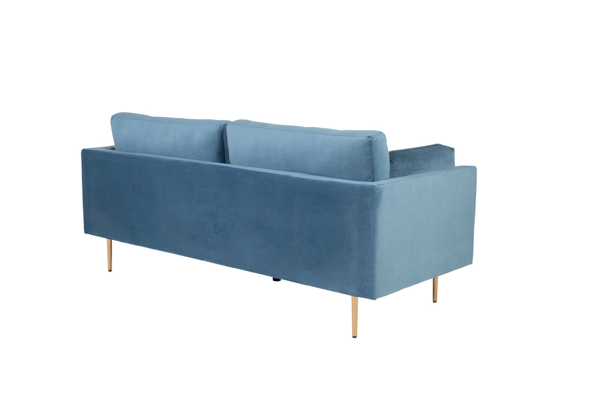 Boom 3-sits soffor blå – sidovy