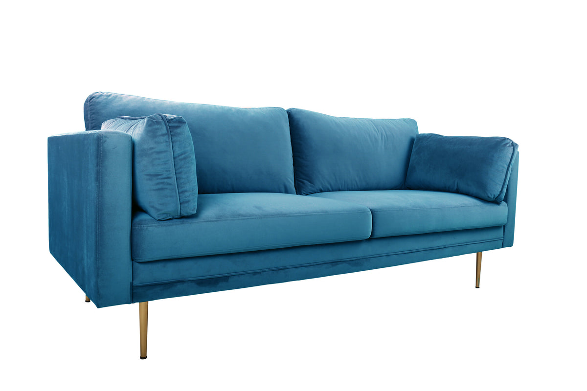 Boom 3-sits soffor blå – produktbild