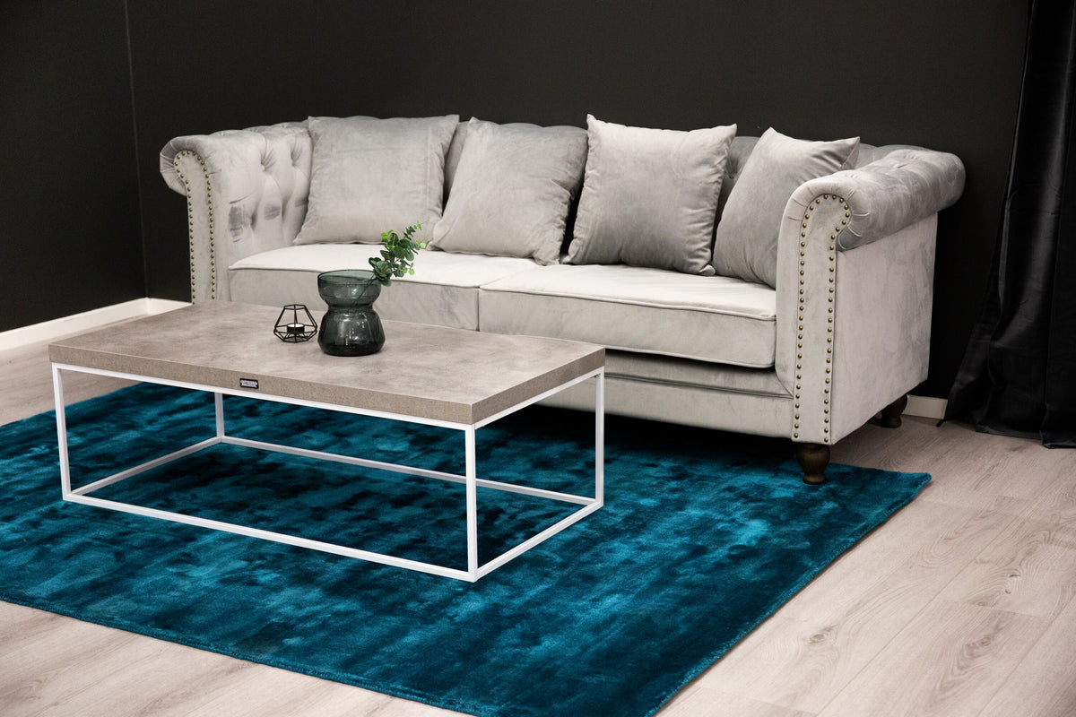 Velvet 3-sits soffor ljusgrå – sidovy