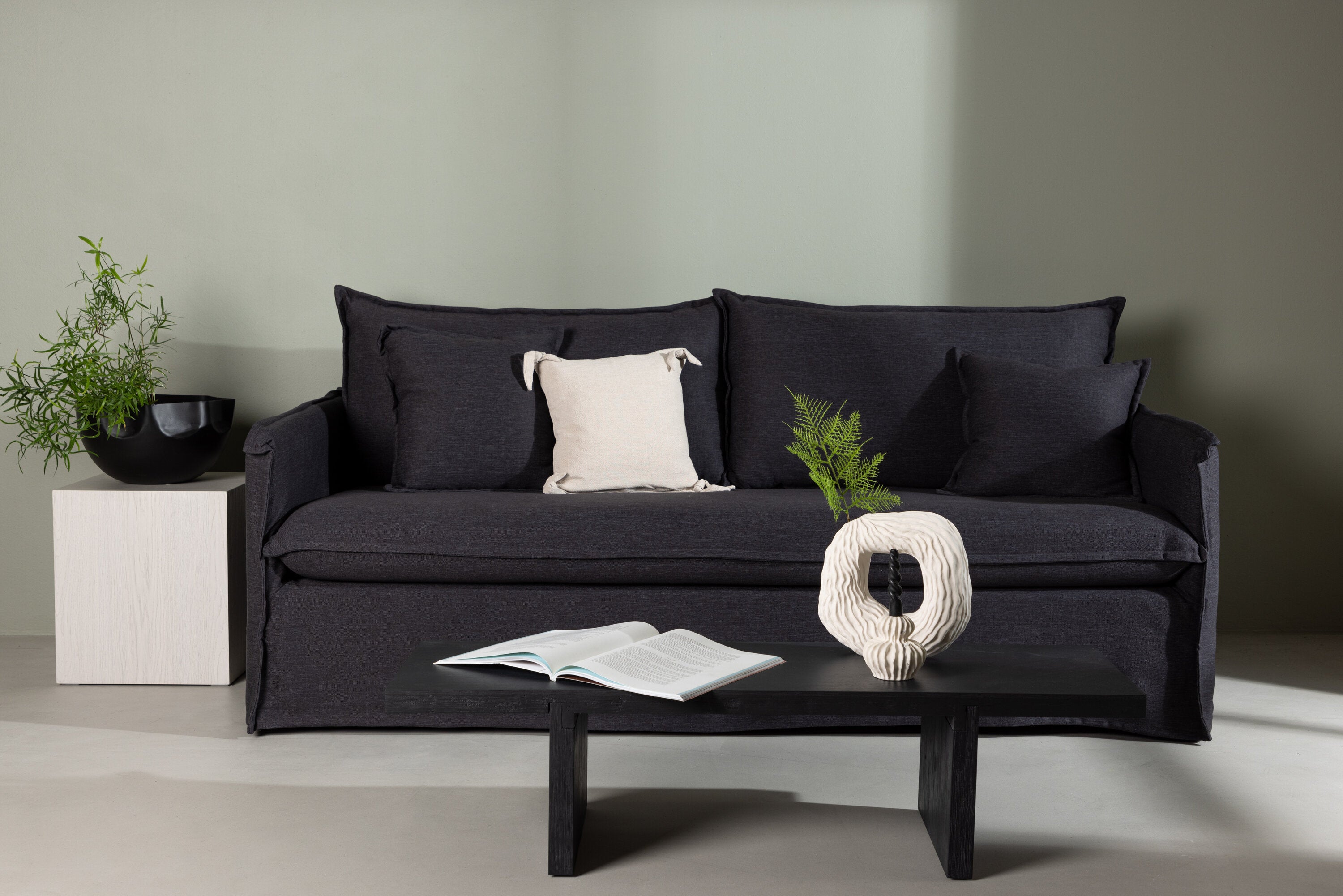 Nova 3-sits soffor Black