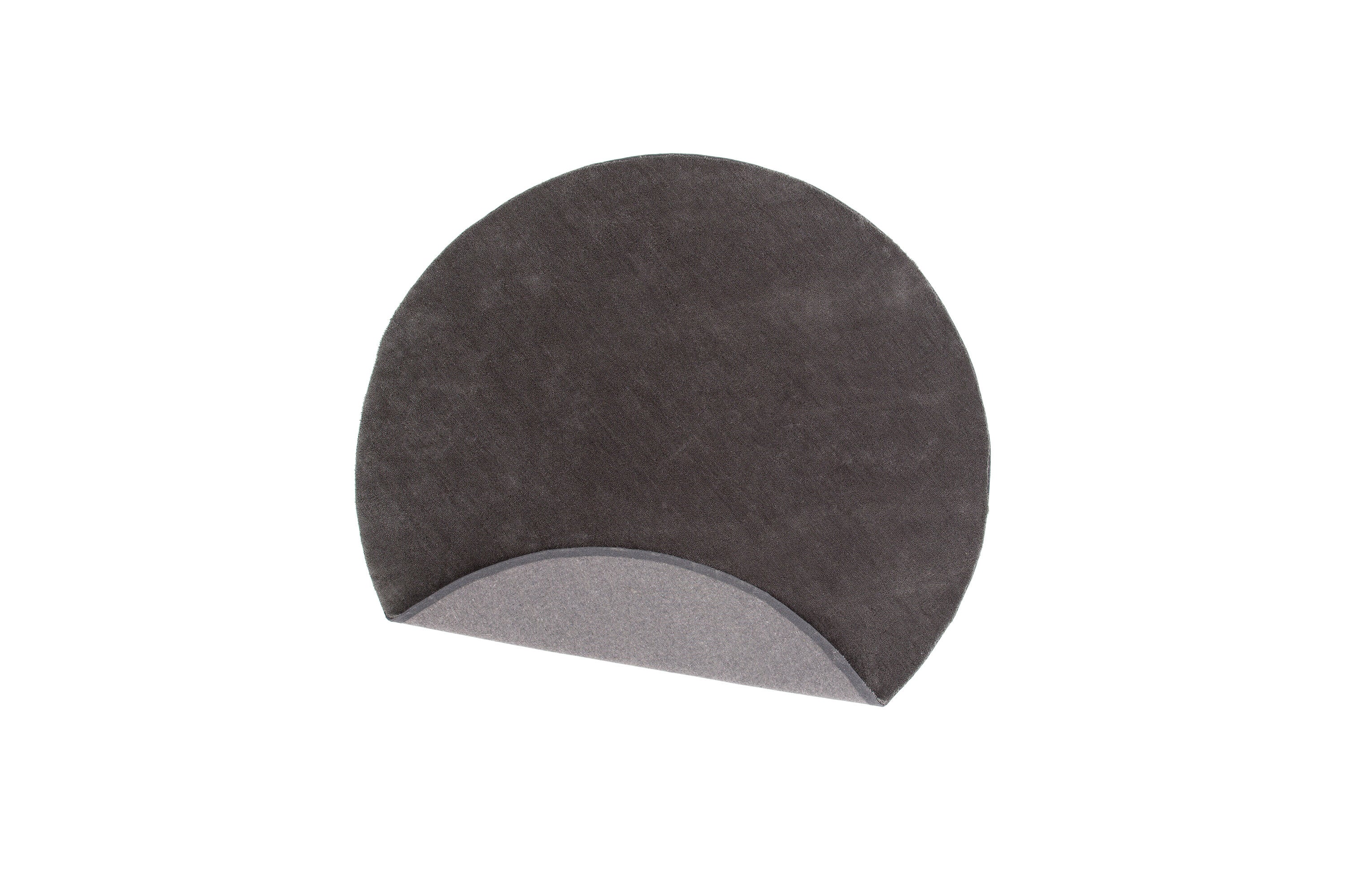 Undra polyestermatta rund ⌀200 cm – sidovy