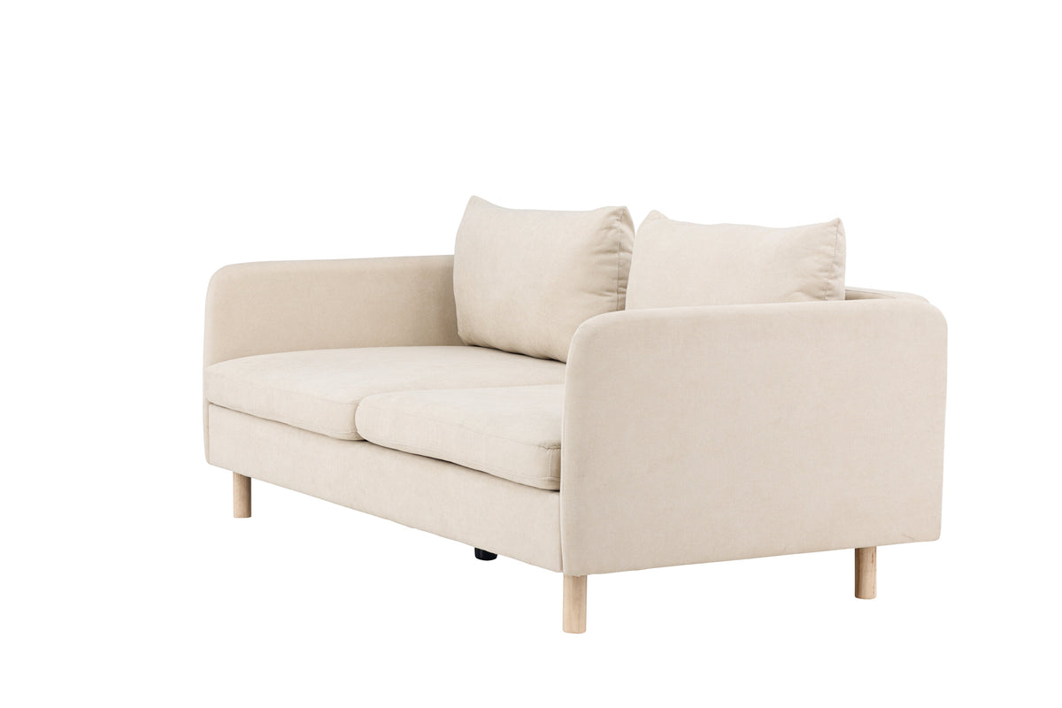 Zero 2-sits soffor beige – detaljbild
