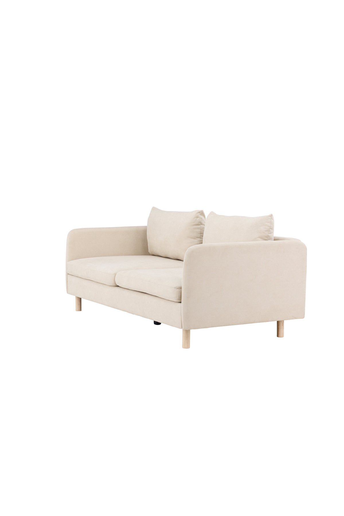 Zero 2-sits soffor beige – studioshot