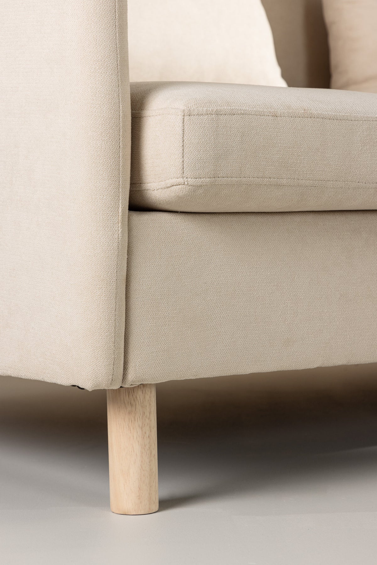 Zero 2-sits soffor beige – stilbild