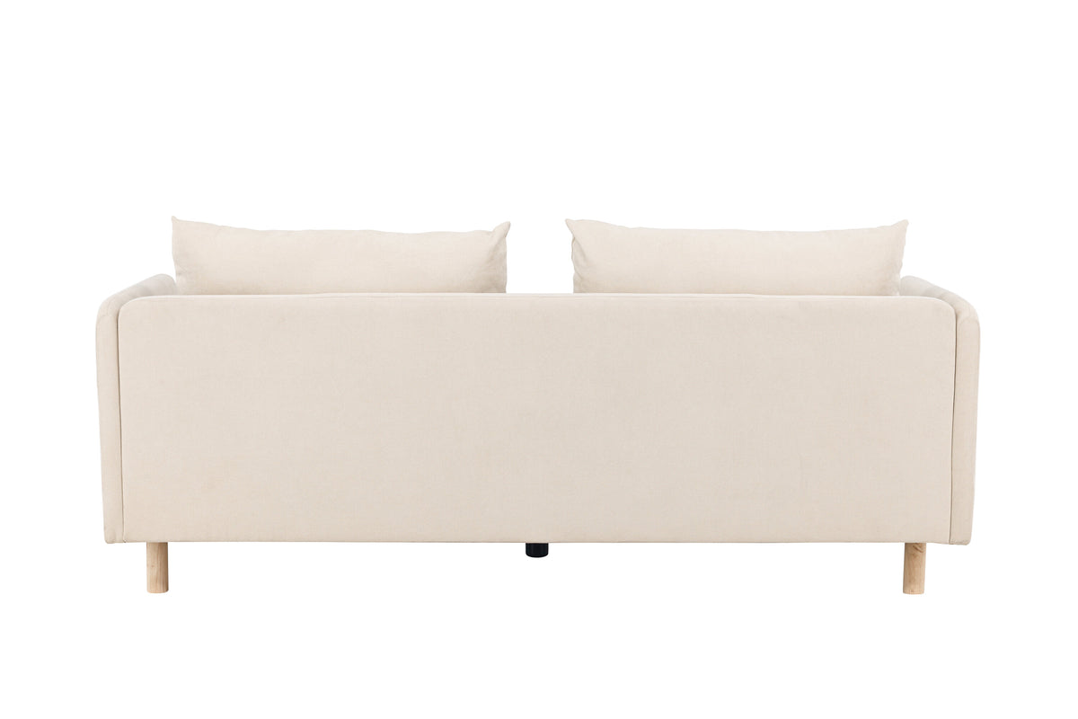 Zero 2-sits soffor beige – produktbild