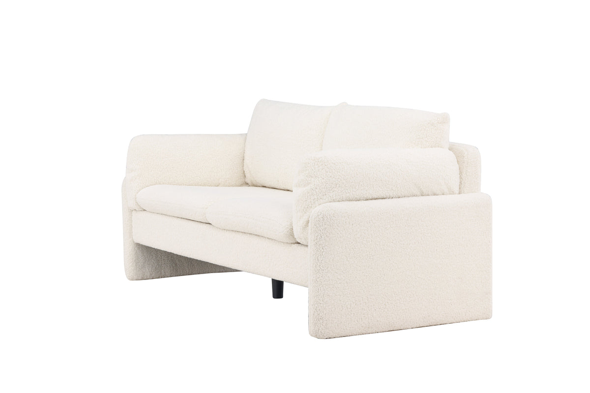 Vindel 2-sits soffor vit – detaljbild