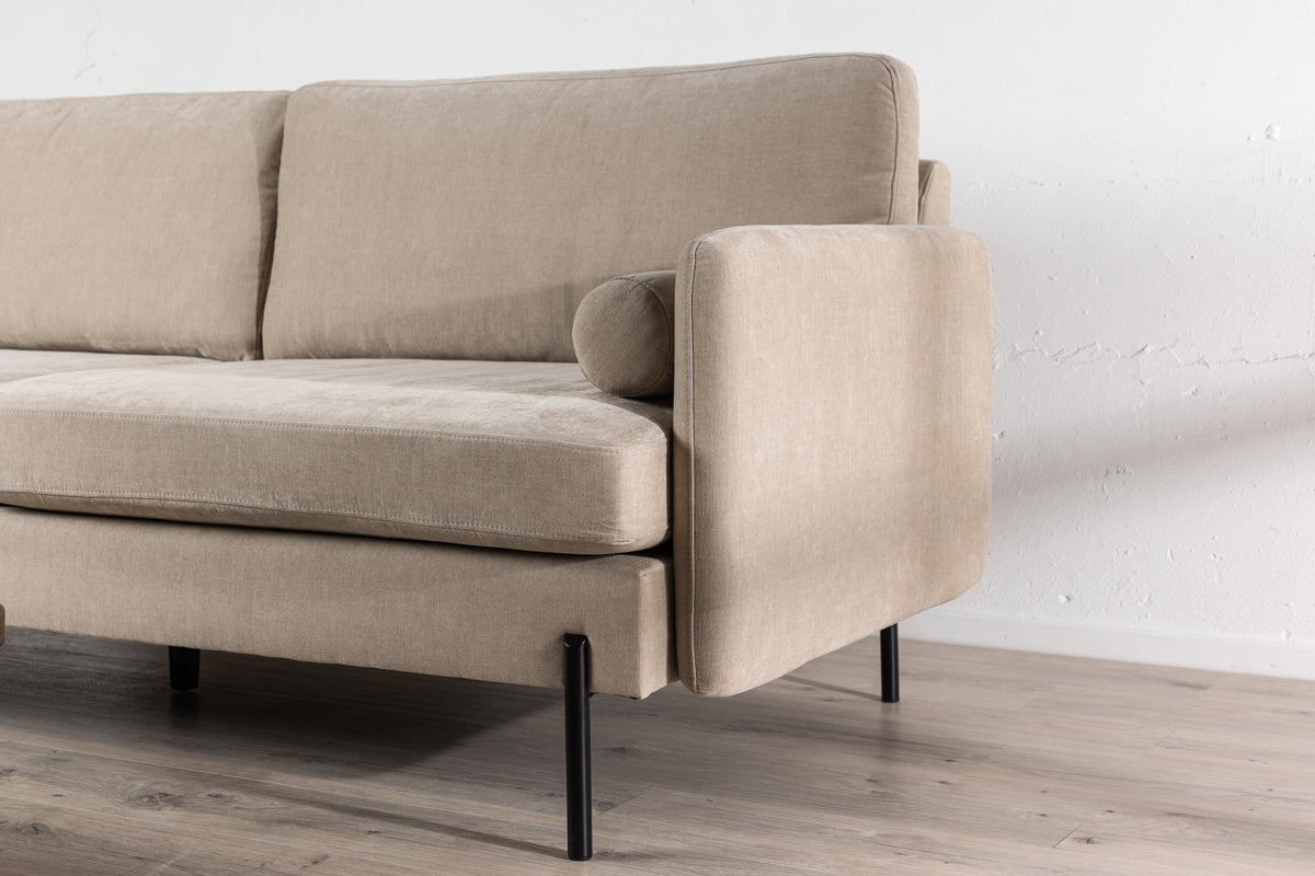 Antibes 3-sits soffor beige – hemmiljö ovanifrån