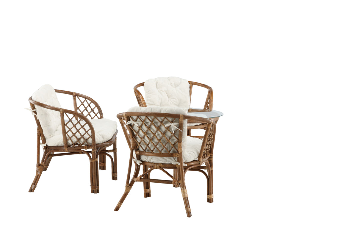 Wera Lounge set mörk valnöt - Folkart