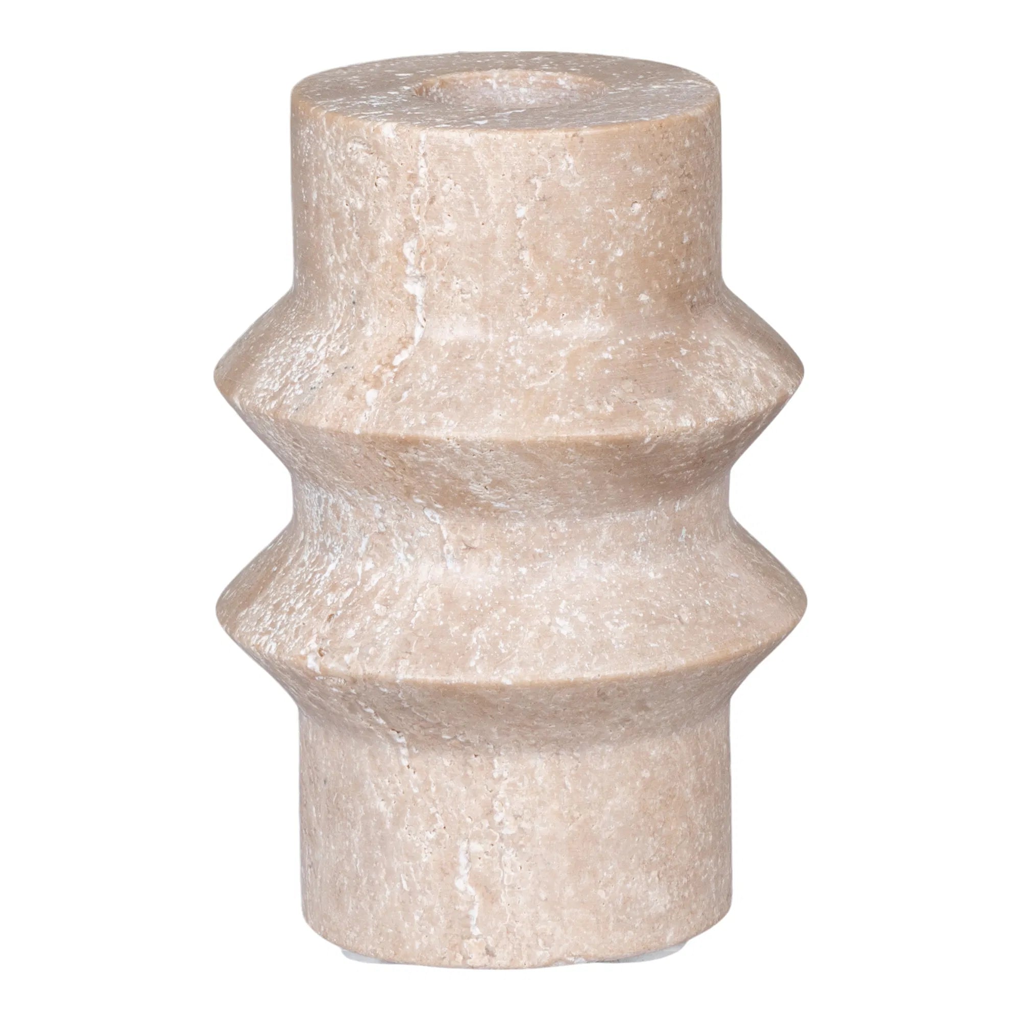 Montea travertin ljusstake 10x7 cm - Folkart