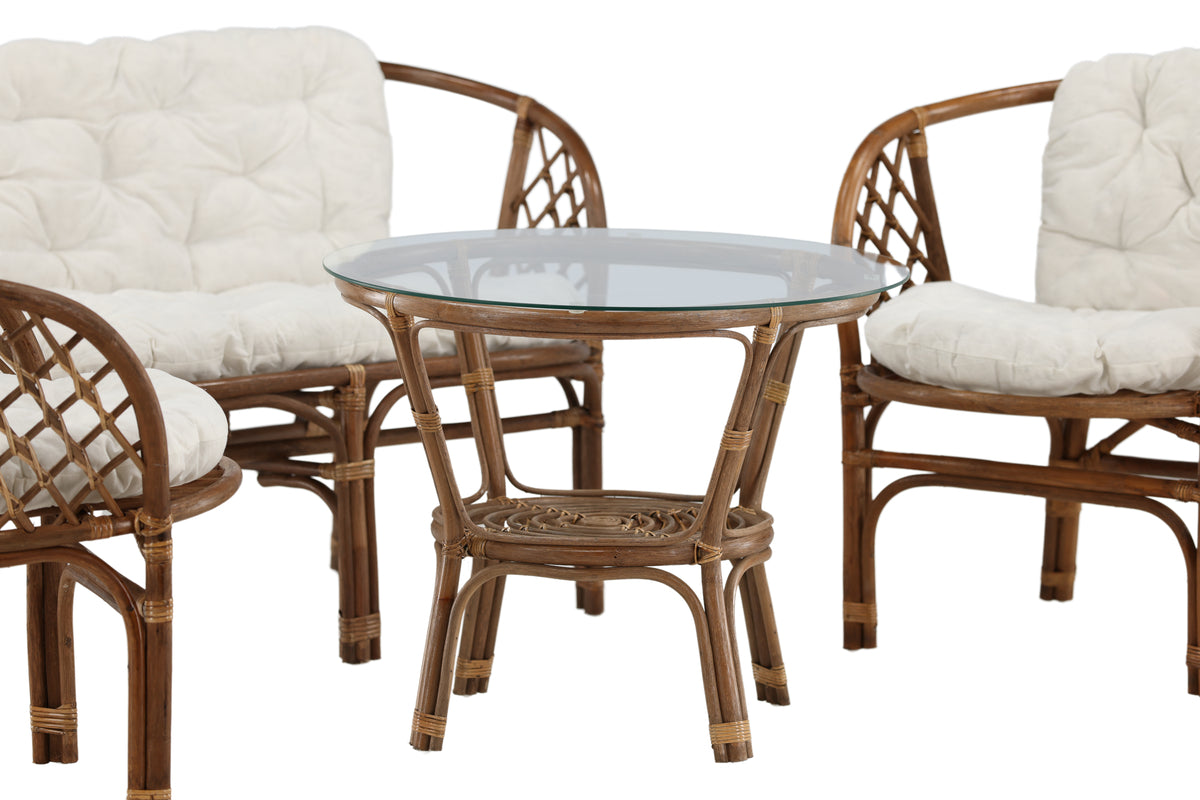 Wera Lounge set mörk valnöt - Folkart